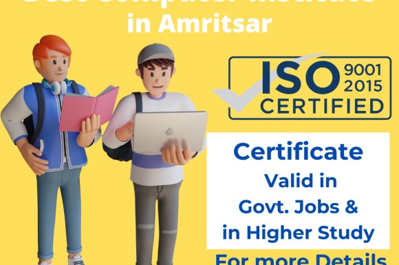 iso certified computer institute in Amritsar