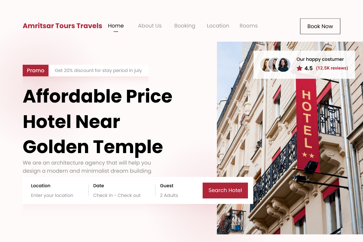 cheap price hotel near golden temple