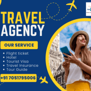 Travel agents in Amritsar offering flight tickets, visa services, hotel bookings, and tour packages for domestic and international travel.